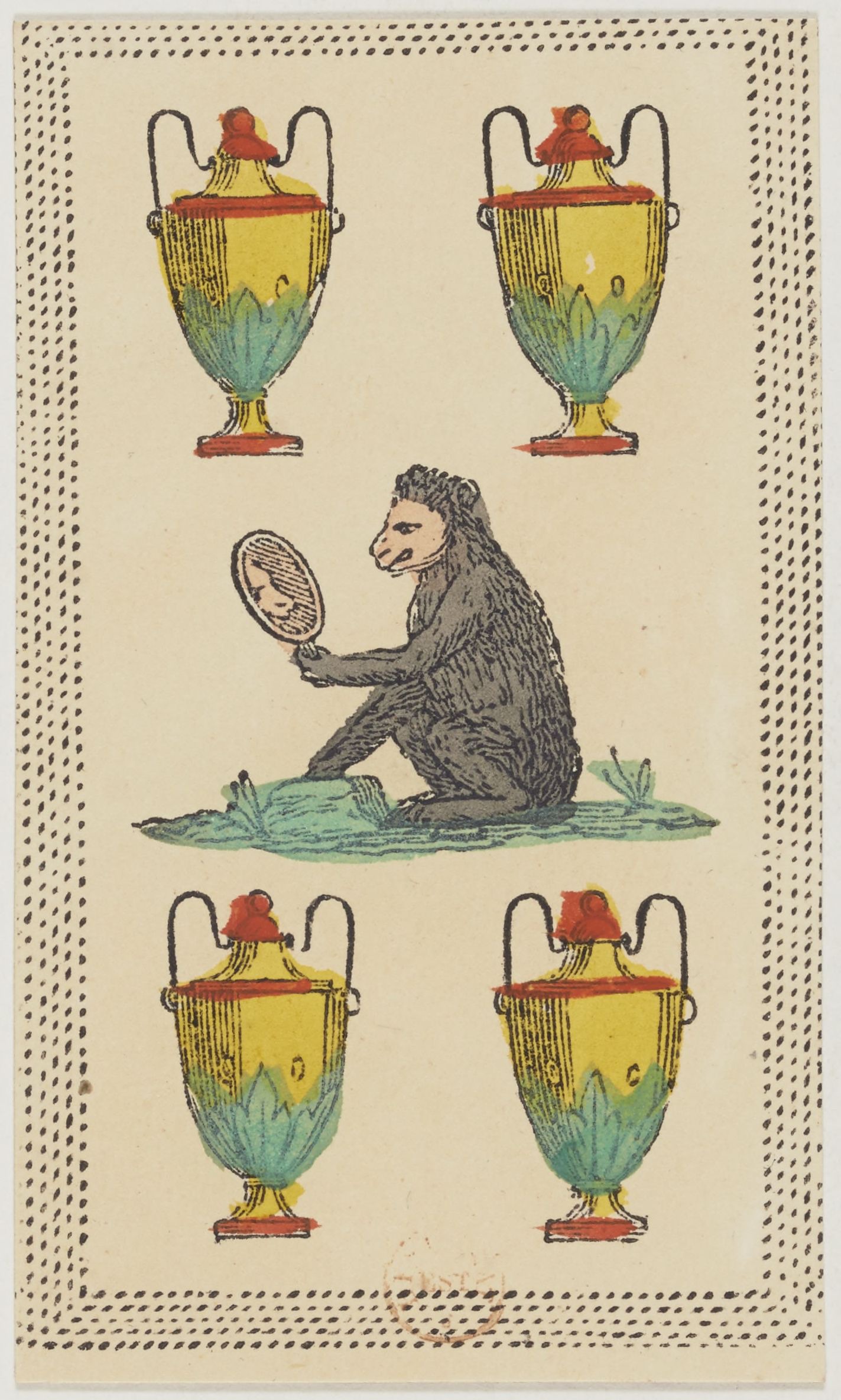 Four of Cups from Minchiate